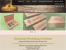 Tablet Screenshot of handcraftedtimber.com